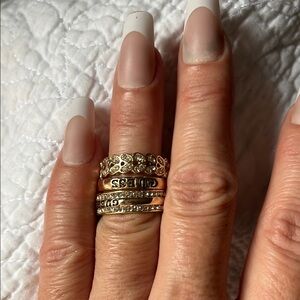 Guess Gold Ring Elegant Jewelry